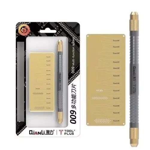 BISTURI MULTIFUNÇÃO QIANLI 009 COM 12 LÂMINAS