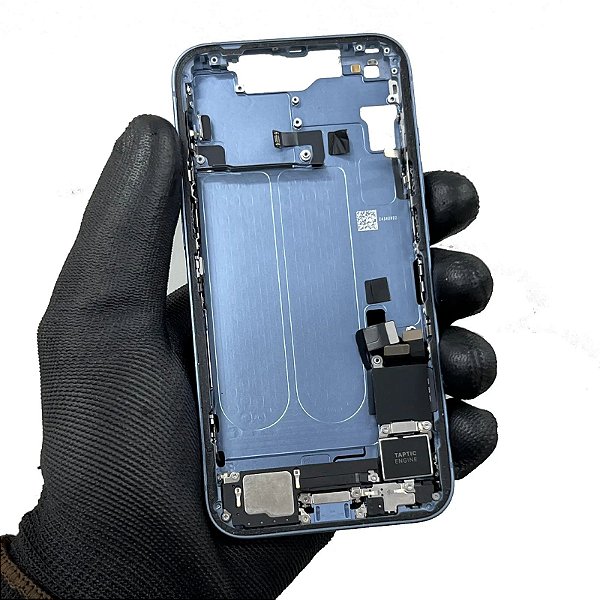 CARCAÇA IPHONE 14 AZUL ORIGINAL RETIRADA TOP