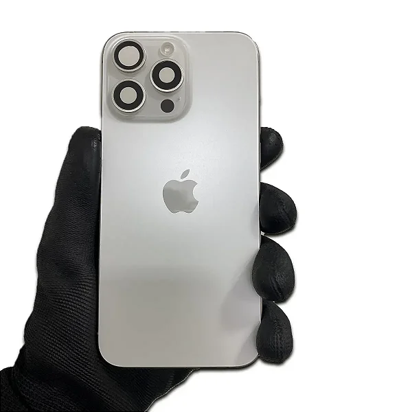 CARCAÇA IPHONE 15 PRO MAX ORIGINAL RETIRADA TITANIO BRANCO