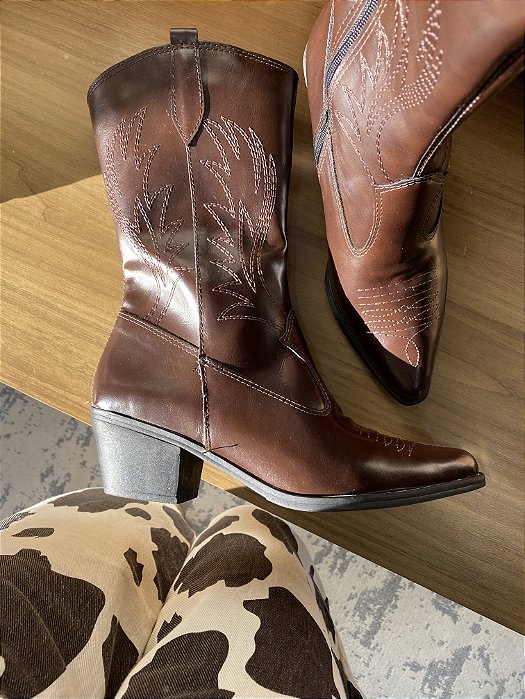 Bota Western Rafa Café