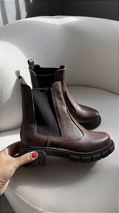 Coturno ZOE Preto Chocolate