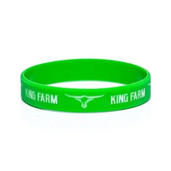 PULSEIRA DE SILICONE KING FARM VERDE
