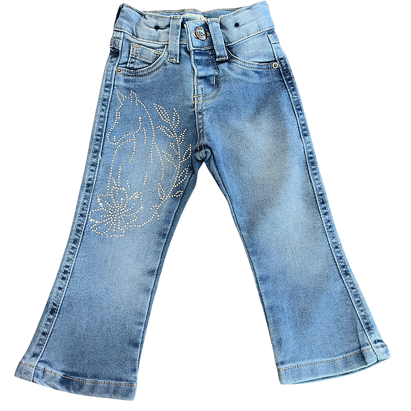 Calça Inf. Baby Ranch Pedraria Cavalo