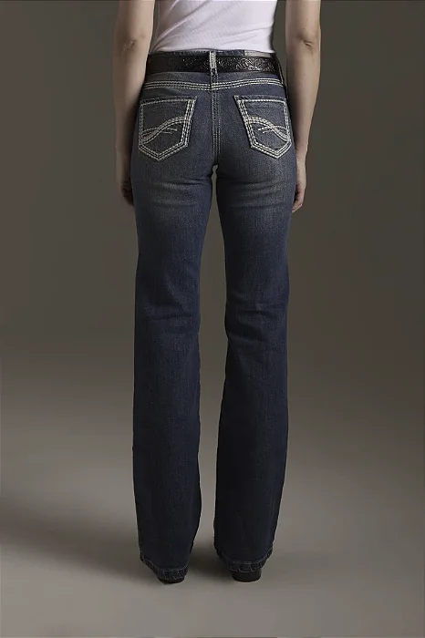 Calça Fem Selff Wertern Boot Cut Rock