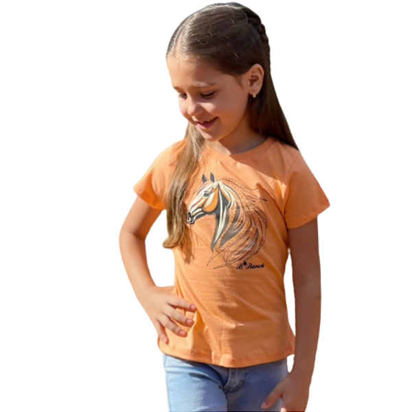 Camiseta Infantil Baby Ranch Fem