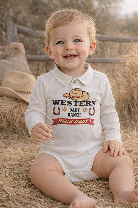 Body malha ML Baby Ranch Masc