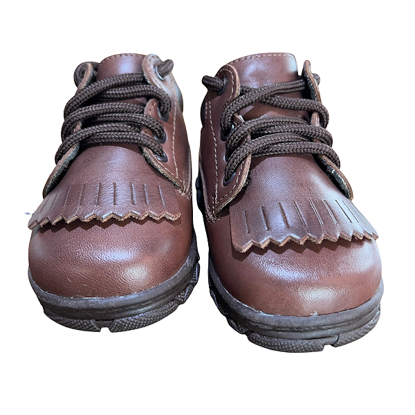 Tênis Bili Bilu Inf. Franja Couro Telha