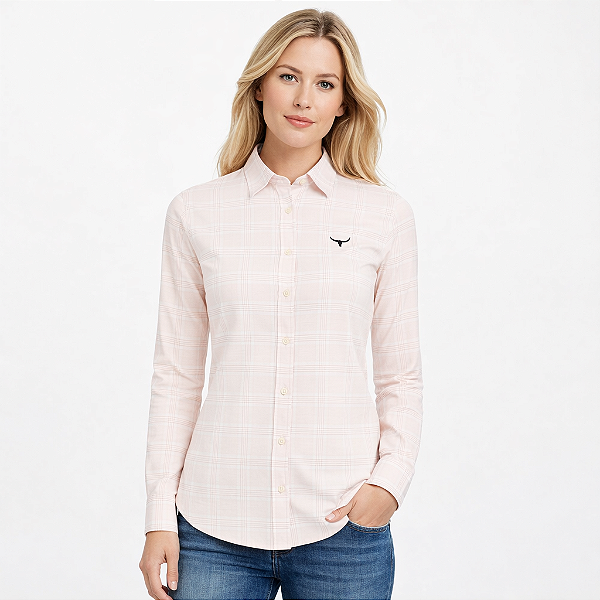 Camisete Moiadeiros XD M/L Branco-Rosa