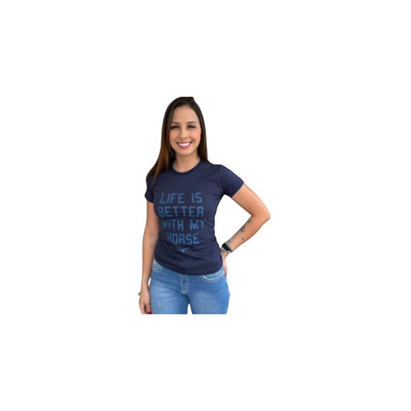 T-SHIRT MOIADEIROS AZUL MARINHO