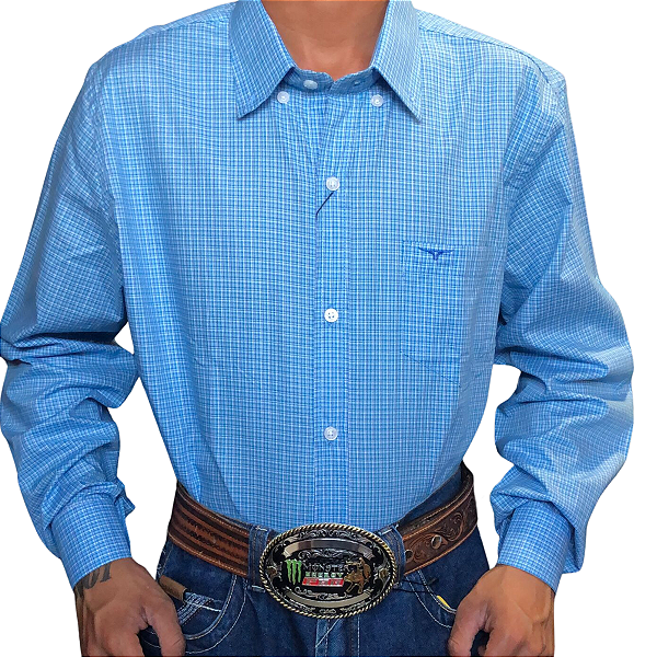 CAMISA MOIADEIROS ML XD AZUL CLARO E ESCURO