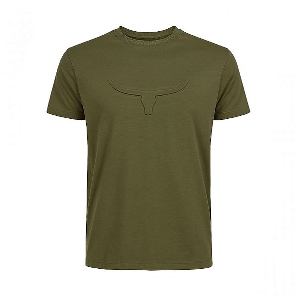 Camiseta Moiadeiros Emboss Musgo