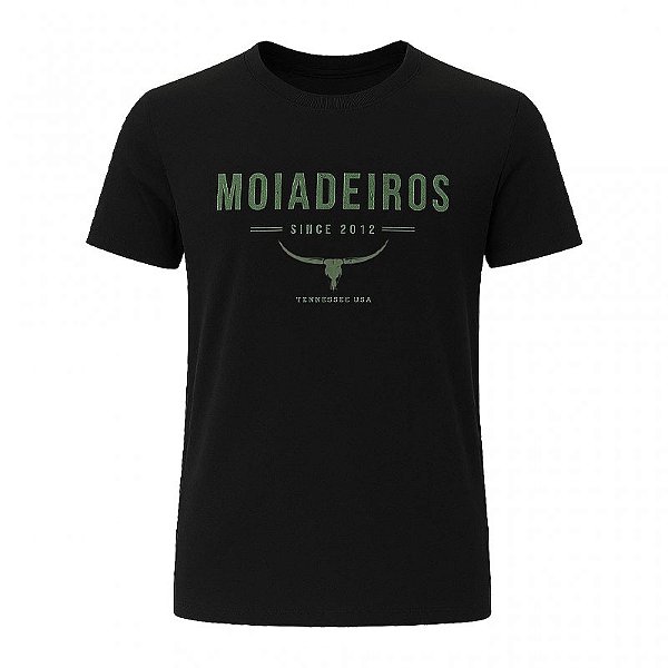 Camiseta Moiadeiros Slk Preta/verde