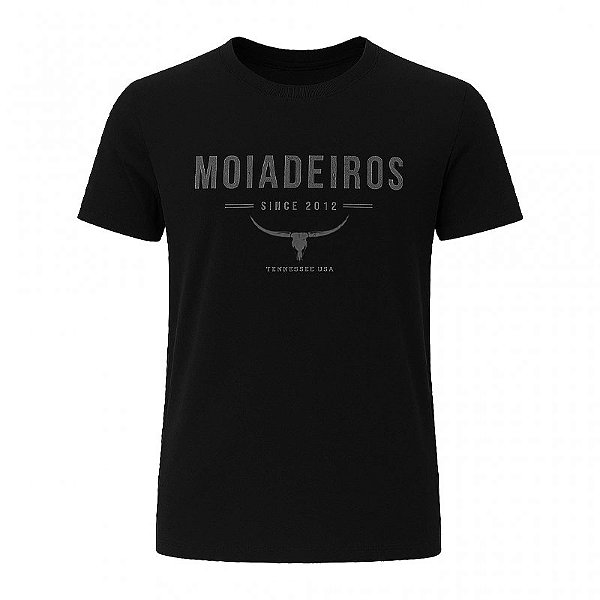 Camiseta Moiadeiros Slk Preta/cinza
