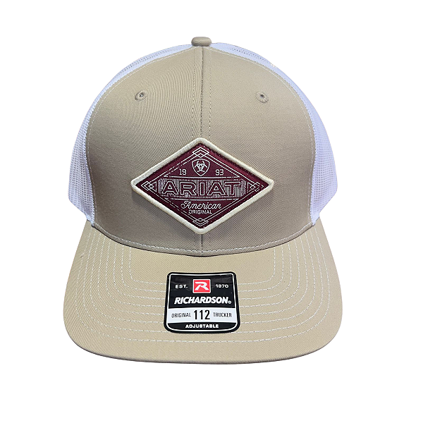 Bone Ariat Importado AREIA/BRANCO
