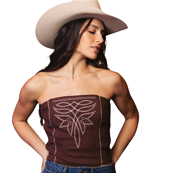 Corselet Patsy Brown Turkese