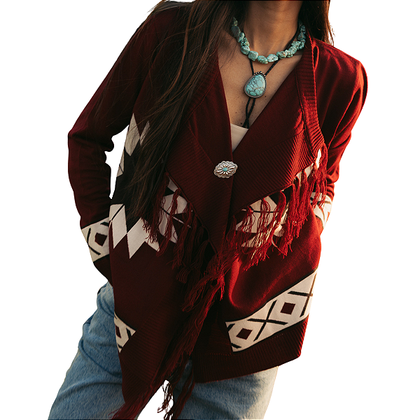 Poncho Arizona Red Turkese