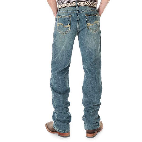 Calça Masc Self Western CS410 Relaxed Fit Boot Cut S4
