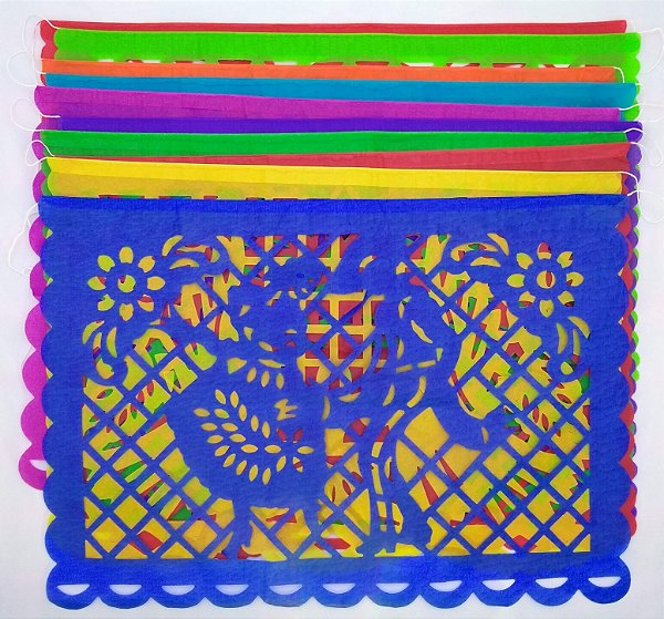 Papel Picado - México Colorido - Festas Mexicanas
