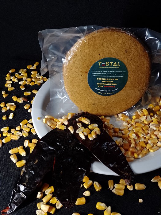 Tortilhas de Milho Amarelo com Guajillo