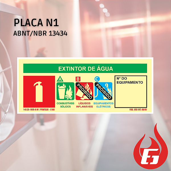 N1 | Agente Extintor Água