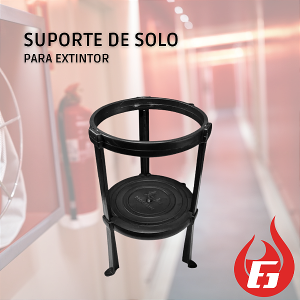 Suporte de Solo de Plástico para Extintor