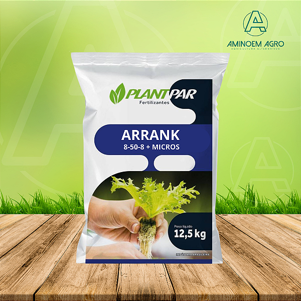 ARRANK 8-50-8 + micros Enriquecido com substâncias húmicas e extrato de algas 12.5 kg