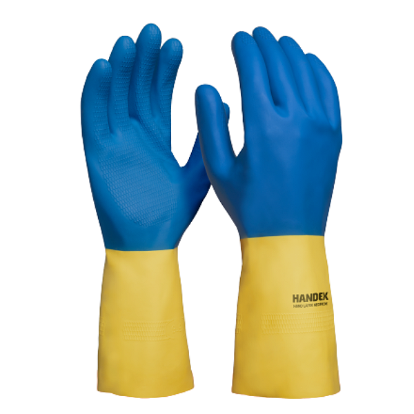 Luva Hand Látex Neoprene para Proteção e Limpeza Profissional