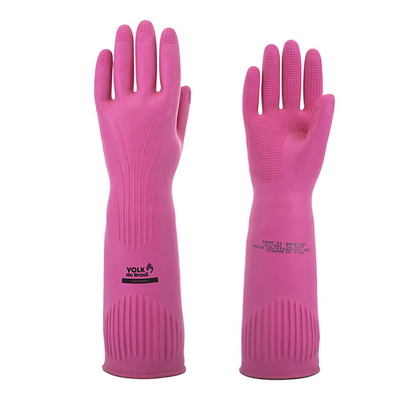 LUVA RANHURADA ROSA VOLK C.A