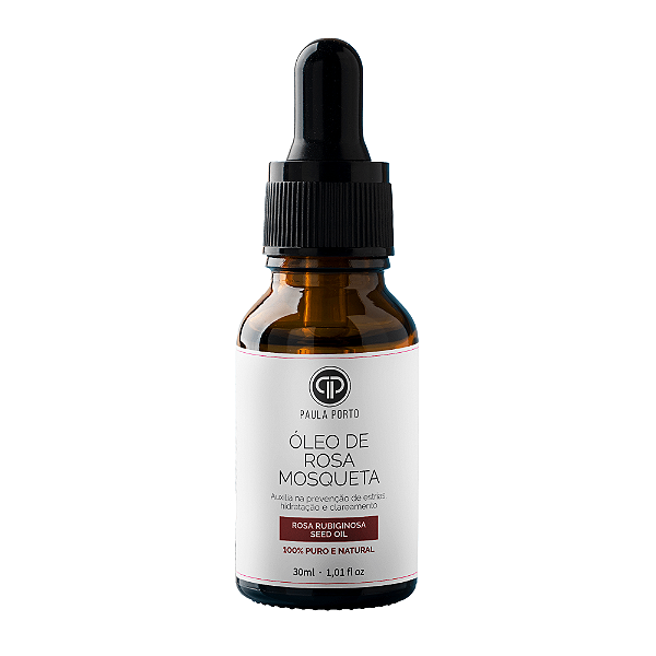 Óleo Rosa Mosqueta Hidratante Clareador 100% Puro 30ml