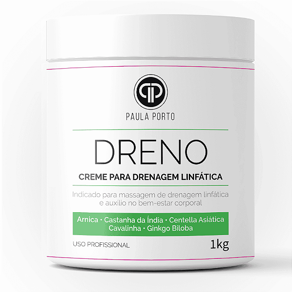 CREME PARA MASSAGEM - DRENO - 1,0KG