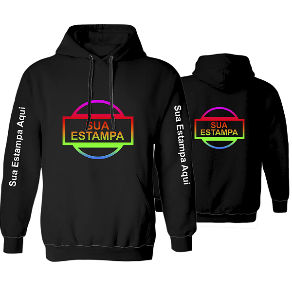 Moletom Personalizado Sua Estampa Ideia Qualquer Imagem