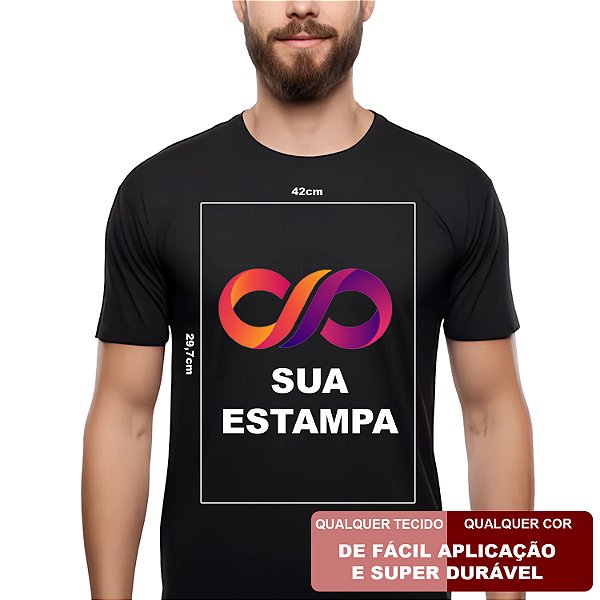 Folha Estampa Termocolante 29,7x42cm A3 Empresa Uniformes Casual