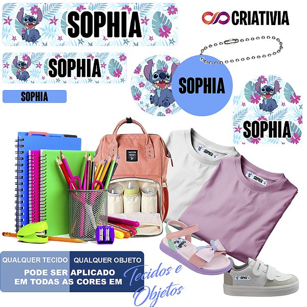Kit Etiqueta Escolar 145 Itens Personalizado com Personagens – Colorido e Cheio de Estilo!