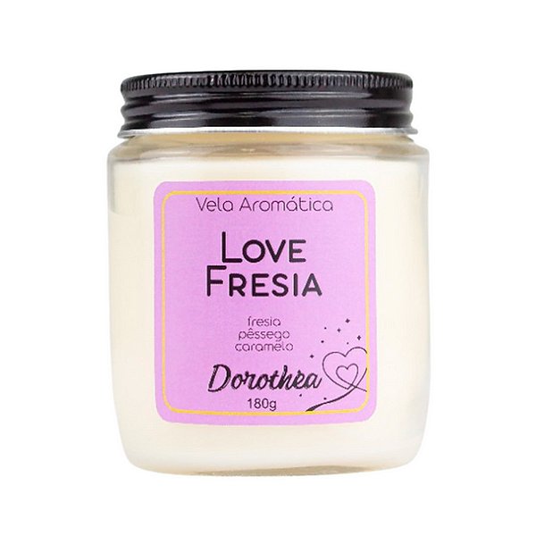 Vela Aromática 180 g - Love Fresia