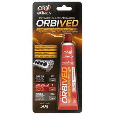 COLA SILICONE ALTA TEMPERATURA 50G ORBI