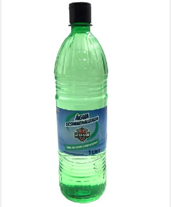 ÁGUA DESMINERALIZADA PARA BATERIAS - 1 LITROS
