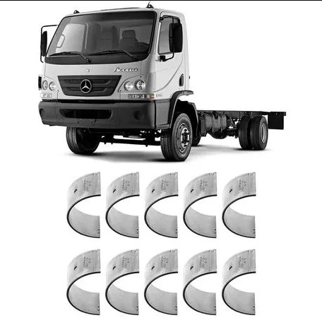 BRONZINA MANCAL STD - MERCEDES OM904LA / OM924LA / 712 / ATEGO - (BC852 / M0480852 / BC852 STD)