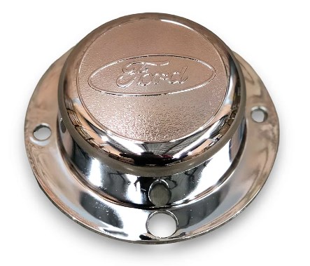 SOBRE TAMPA CUBO DIANTEIRO ESTAMPADA (CROMADA) - FORD (STC1014 / 10285)