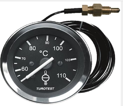 RELÓGIO TEMPERATURA MECÂNICO 40-110°C REDONDO CABO 2 METROS - MERCEDES (302402)