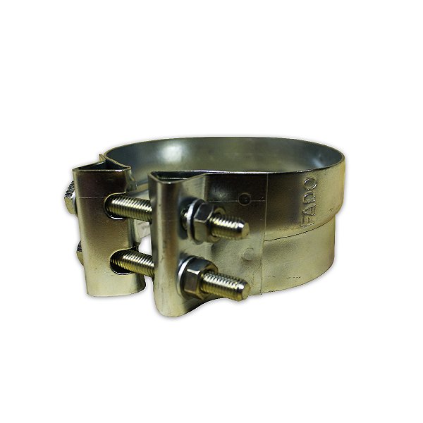 ABRAÇADEIRA TUBO FLEXÍVEL ESCAPE 4.1/2" (120 MM) INOX - MERCEDES (6964927140 / 003419)