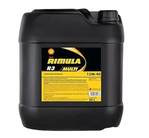 Balde Óleo Shell Rimula R3 Multi 15w40 Ch-4 Diesel - Balde 20l