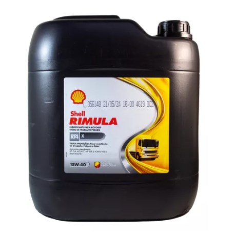 Balde Óleo Shell Rimula Rt4x 15w40 Ci-4 - Balde 20l