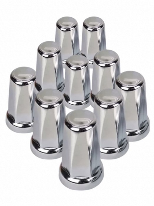 Kit 10 capas de porcas roda cromada belga 32 33