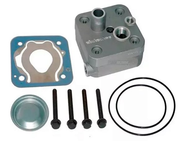 Cj Cabecote Compressor Ar 85mm Regulado completo mercedes om904/924/906/826