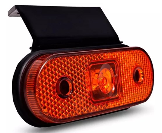 Lanterna Lateral Bau Carreta Fachinni Delimitadora 12/24v