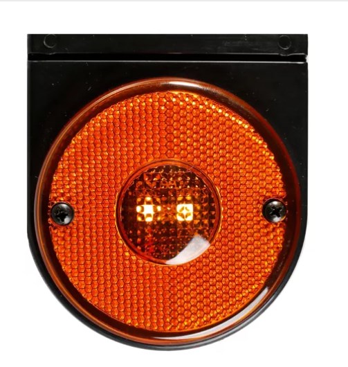 Lanterna Lateral 2 Led 12/24v Bivolt Caminhão C/suporte