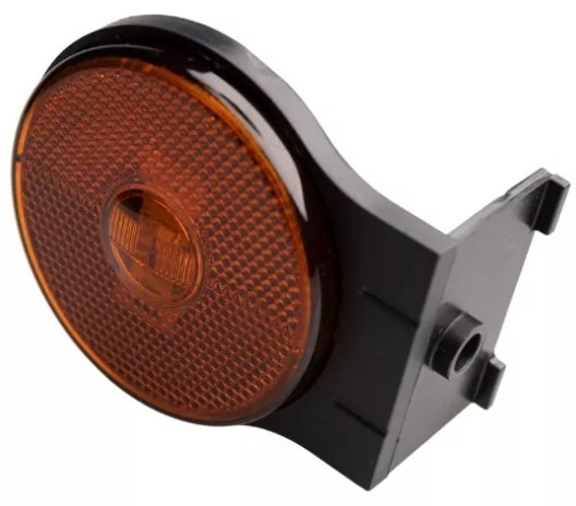 Lanterna Lateral Pequena Led Randon 65mm Laranja