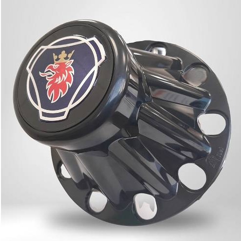 SOBRE TAMPA CUBO TRAÇÃO BLACK GRIFO PINTADA (CROMADA) - SCANIA (STC1035 / 10630