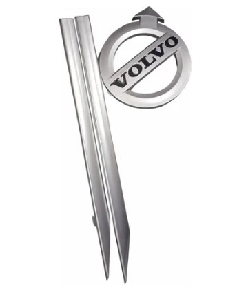 EMBLEMA TRANSVERSAL VOLVO CROMADO 39X16X37CM  FM/FH4/VM270/VM 2014... 82248335