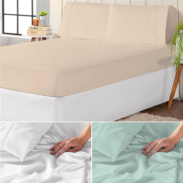 Roupa De Camas Solteiro 188x88 Com Elástico Fronha